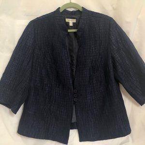 Dress Barn Purple Buttoned Jacket